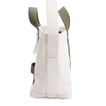 COMME des GARCONS SHIRT 25SS Canvas 2-Way Bag Ivory Khaki