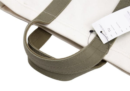 COMME des GARCONS SHIRT 25SS Canvas 2-Way Bag Ivory Khaki