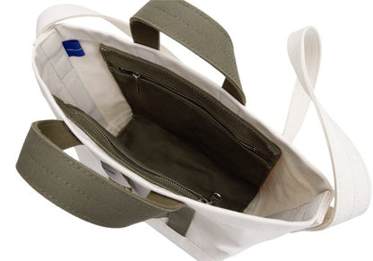 COMME des GARCONS SHIRT 25SS Canvas 2-Way Bag Ivory Khaki