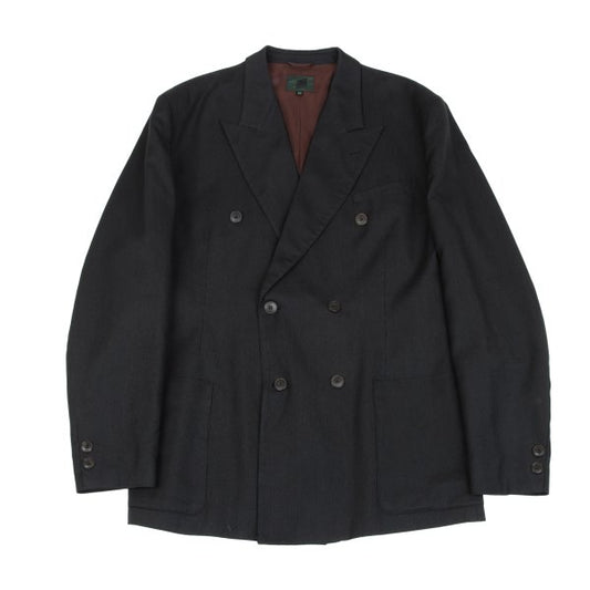 JUNIOR GAULTIER Cotton Blend Jacket Charcoal Size 52