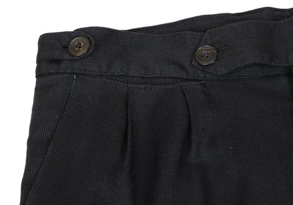 JUNIOR GAULTIER Nylon Cotton Pinstripe Pants Gray Size 50
