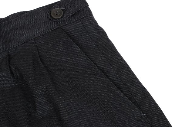 JUNIOR GAULTIER Nylon Cotton Pinstripe Pants Gray Size 50
