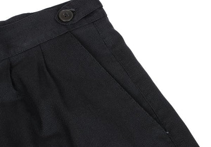 JUNIOR GAULTIER Nylon Cotton Pinstripe Pants Gray Size 50