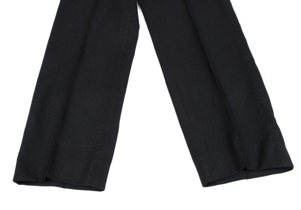 JUNIOR GAULTIER Nylon Cotton Pinstripe Pants Gray Size 50
