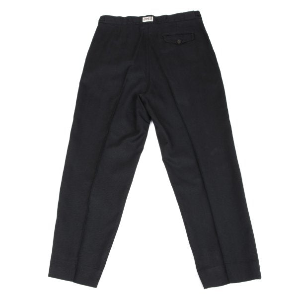 JUNIOR GAULTIER Nylon Cotton Pinstripe Pants Gray Size 50