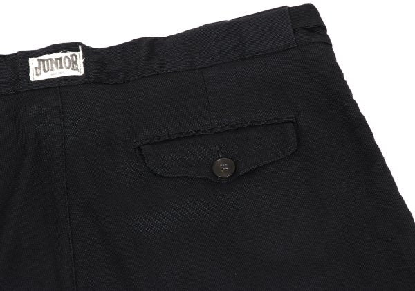 JUNIOR GAULTIER Nylon Cotton Pinstripe Pants Gray Size 50