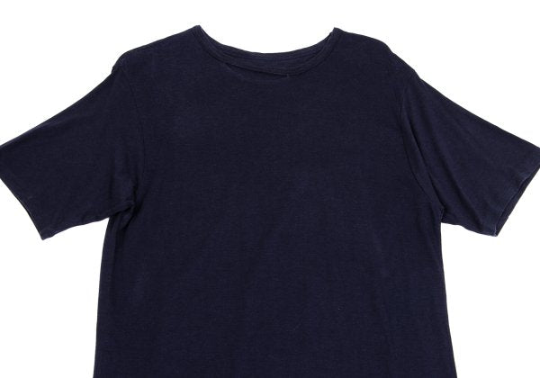 B Yohji Yamamoto 19AW Lyocell Cotton Long Shirt Navy Size 3