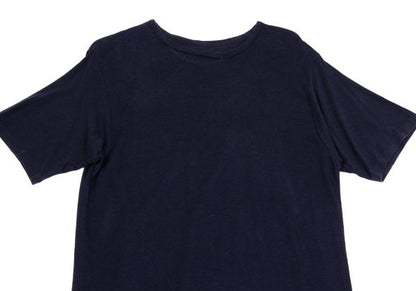 B Yohji Yamamoto 19AW Lyocell Cotton Long Shirt Navy Size 3