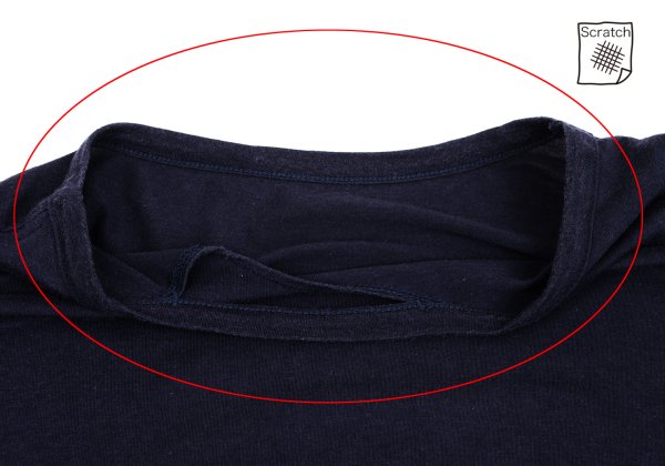 B Yohji Yamamoto 19AW Lyocell Cotton Long Shirt Navy Size 3