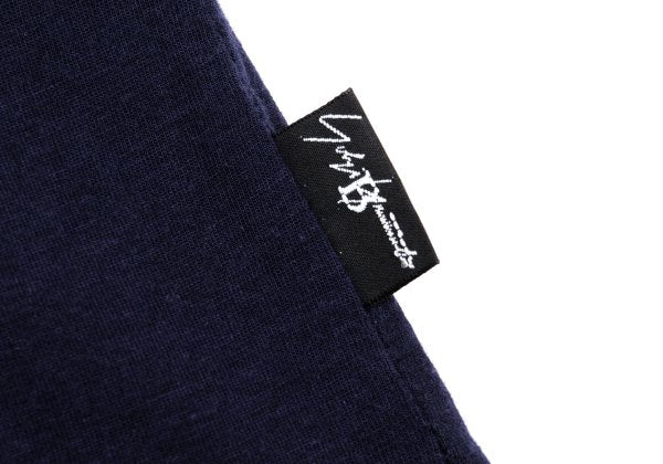 B Yohji Yamamoto 19AW Lyocell Cotton Long Shirt Navy Size 3