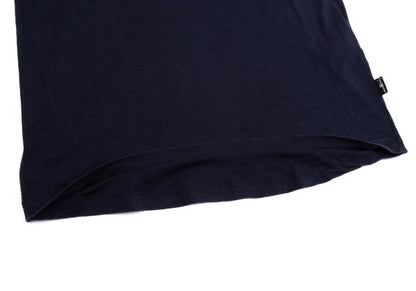 B Yohji Yamamoto 19AW Lyocell Cotton Long Shirt Navy Size 3