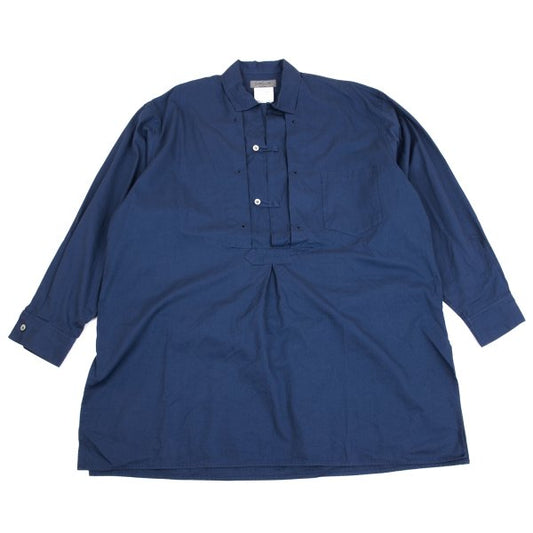 Yohji Yamamoto POUR HOMME Blue Cotton Eyelet Pullover Size M