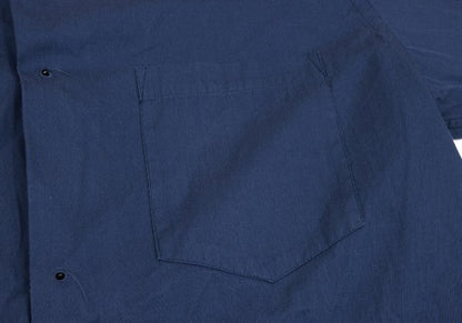 Yohji Yamamoto POUR HOMME Blue Cotton Eyelet Pullover Size M