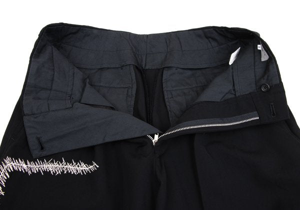 Yohji Yamamoto POUR HOMME 80s Wool Pants Black Size S