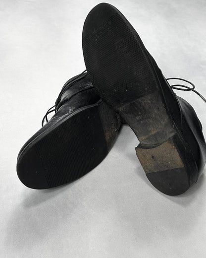 10sei0otto Cracked Leather Derby Shoes Size 10