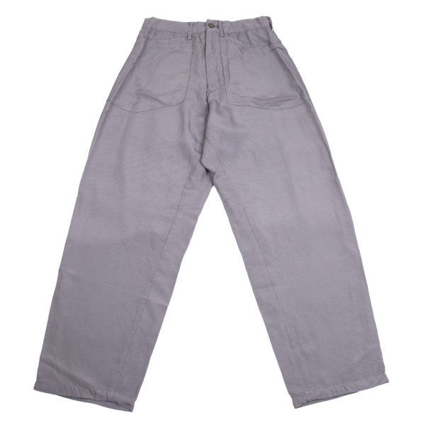 Yohji Yamamoto POUR HOMME Stripe Woven Pants Lavender Size M