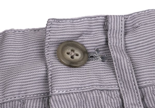 Yohji Yamamoto POUR HOMME Stripe Woven Pants Lavender Size M
