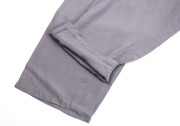 Yohji Yamamoto POUR HOMME Stripe Woven Pants Lavender Size M