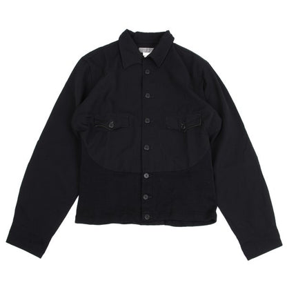 Yohji Yamamoto POUR HOMME Gabardine Knit Panel Jacket Size M