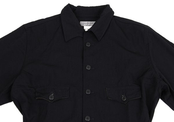 Yohji Yamamoto POUR HOMME Gabardine Knit Panel Jacket Size M