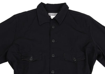 Yohji Yamamoto POUR HOMME Gabardine Knit Panel Jacket Size M