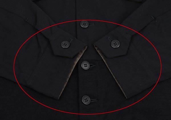 Yohji Yamamoto POUR HOMME Gabardine Knit Panel Jacket Size M