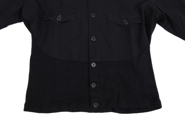 Yohji Yamamoto POUR HOMME Gabardine Knit Panel Jacket Size M