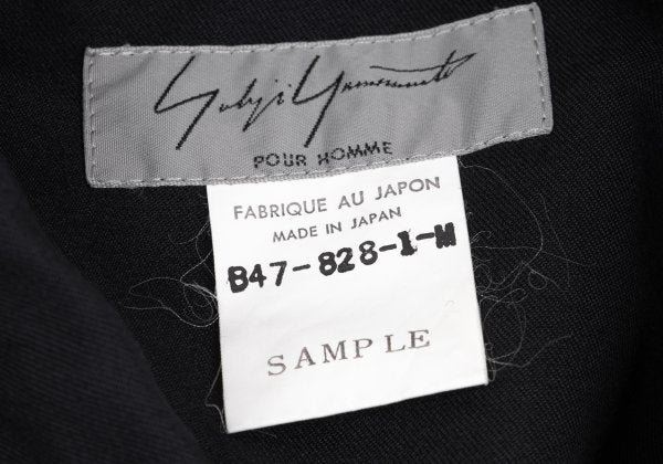 Yohji Yamamoto POUR HOMME Gabardine Knit Panel Jacket Size M