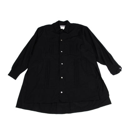 Yohji Yamamoto POUR HOMME Pintuck Shirt Jacket Size M