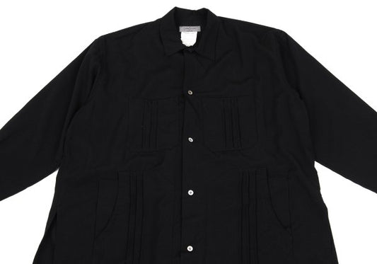 Yohji Yamamoto POUR HOMME Pintuck Shirt Jacket Size M
