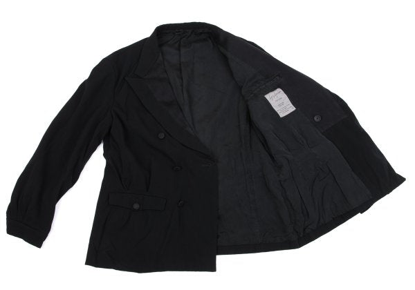 Yohji Yamamoto POUR HOMME Gabardine Lapel Jacket Size S