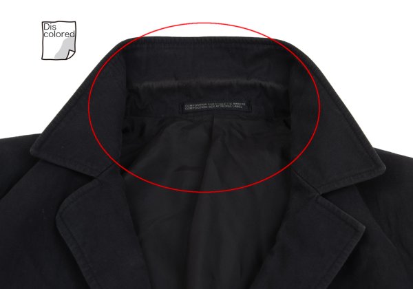 Yohji Yamamoto POUR HOMME Alphabet Patch Jacket Black Size S