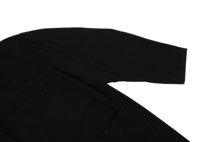 Yohji Yamamoto POUR HOMME Black Wool Fly-Front Jacket Size S