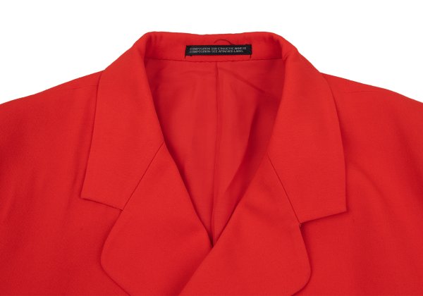 Yohji Yamamoto POUR HOMME Rayon Lapel Jacket Red Size M