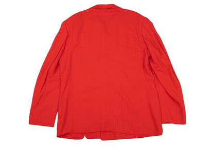 Yohji Yamamoto POUR HOMME Rayon Lapel Jacket Red Size M