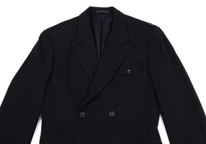 Yohji Yamamoto POUR HOMME Epaulet Peak DB Jacket Size M