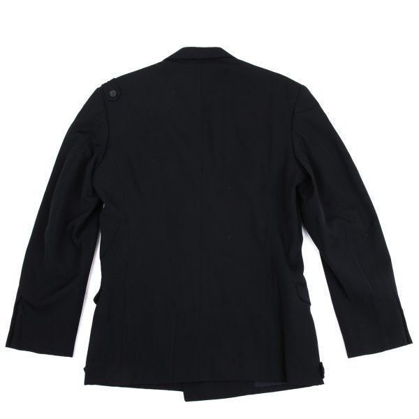Yohji Yamamoto POUR HOMME Epaulet Peak DB Jacket Size M