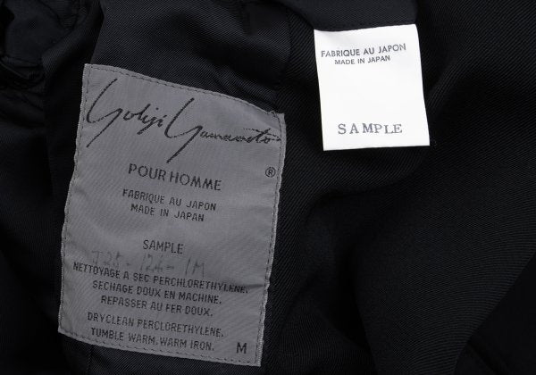 Yohji Yamamoto POUR HOMME Epaulet Peak DB Jacket Size M