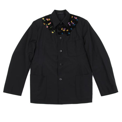 Yohji Yamamoto POUR HOMME 93SS Velour Jacket Black Size M