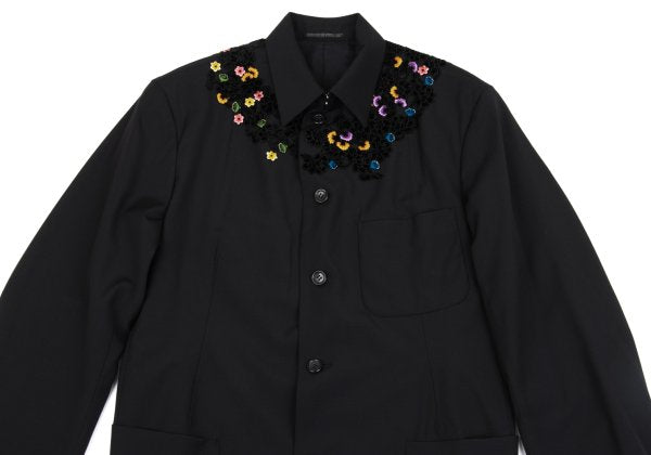 Yohji Yamamoto POUR HOMME 93SS Velour Jacket Black Size M