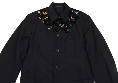 Yohji Yamamoto POUR HOMME 93SS Velour Jacket Black Size M