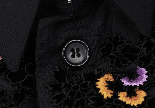 Yohji Yamamoto POUR HOMME 93SS Velour Jacket Black Size M
