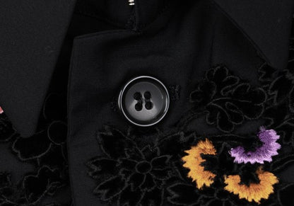 Yohji Yamamoto POUR HOMME 93SS Velour Jacket Black Size M