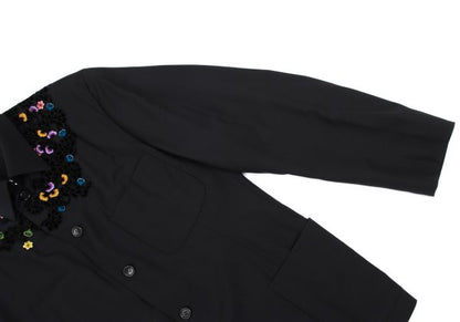 Yohji Yamamoto POUR HOMME 93SS Velour Jacket Black Size M