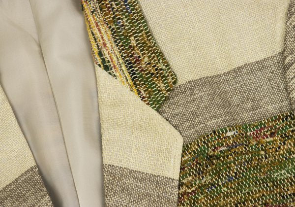 Yohji Yamamoto POUR HOMME 94SS Jute Tweed Beige Jacket Size M