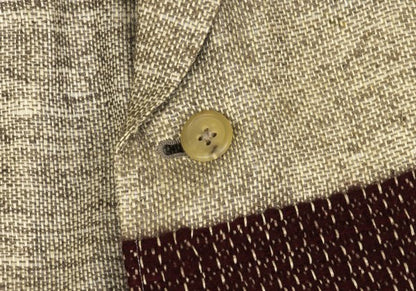 Yohji Yamamoto POUR HOMME 94SS Jute Tweed Beige Jacket Size M