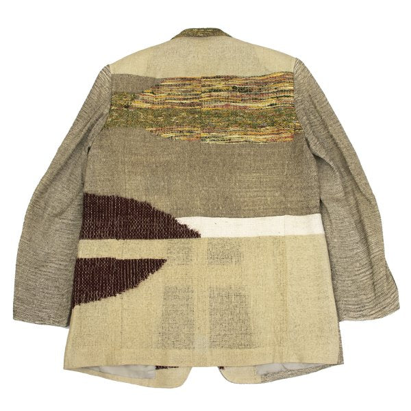 Yohji Yamamoto POUR HOMME 94SS Jute Tweed Beige Jacket Size M