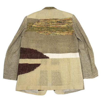 Yohji Yamamoto POUR HOMME 94SS Jute Tweed Beige Jacket Size M