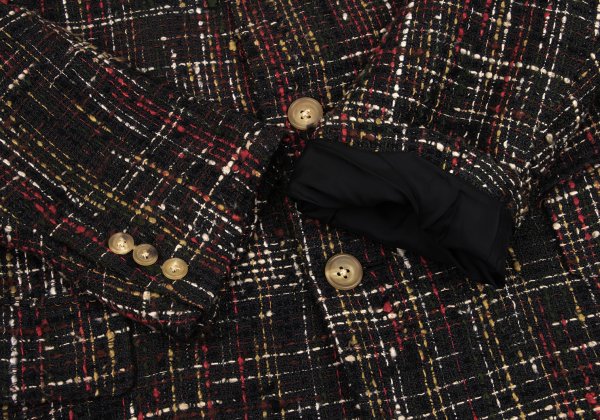 Yohji Yamamoto POUR HOMME Silk Linen Jacket Multi Size S