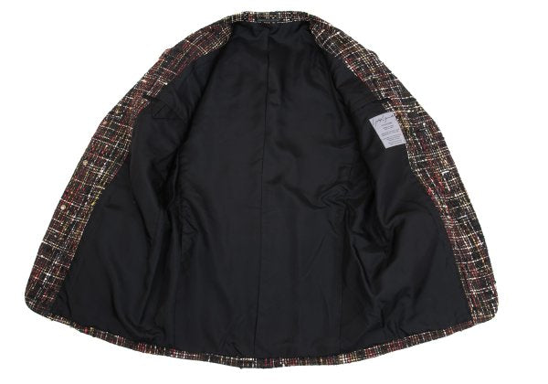 Yohji Yamamoto POUR HOMME Silk Linen Jacket Multi Size S
